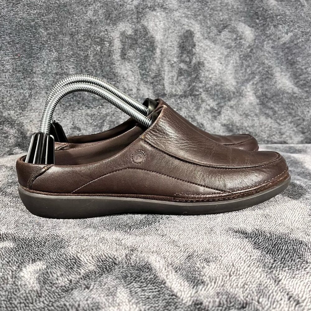 Merrell Quest Slide Brown Leather Slip On Shoes size 9 M